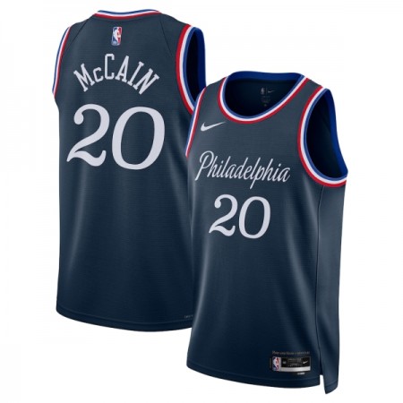 Dres Philadelphia 76ers Jared Mccain Nike 2025-26 City Edition Navy Swingman